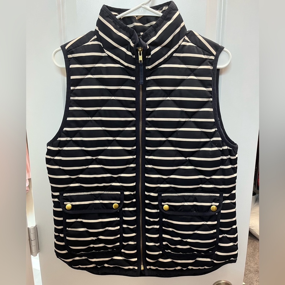 J crew stripped vest
